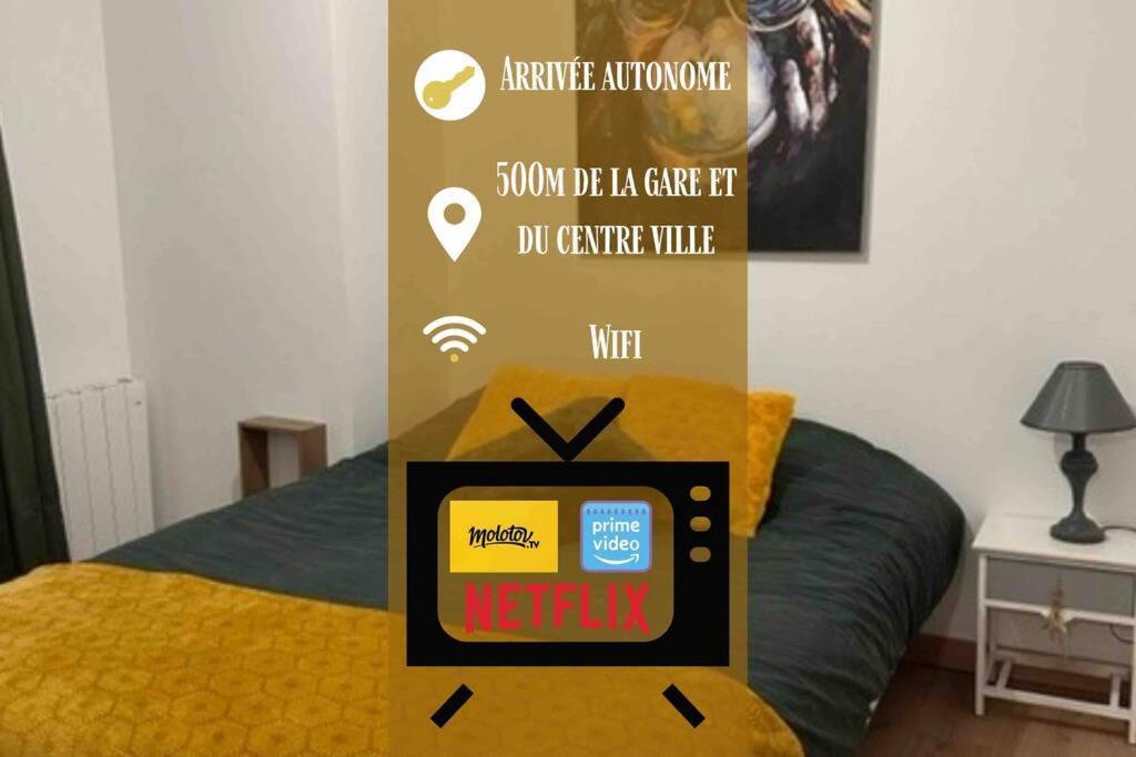 Appart 500 M Centre Ville - Gare Soissons Dış mekan fotoğraf